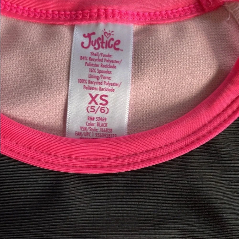 Justice Girls Sz 5/6 Rashguard